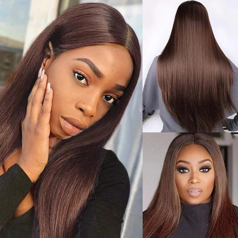 Straight Chocolate Brown Lace