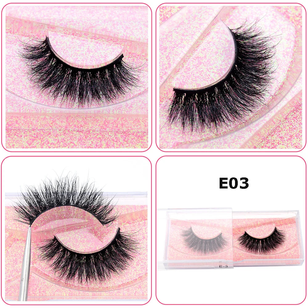 Mink Eyelashes Hand Made Crisscross 3D