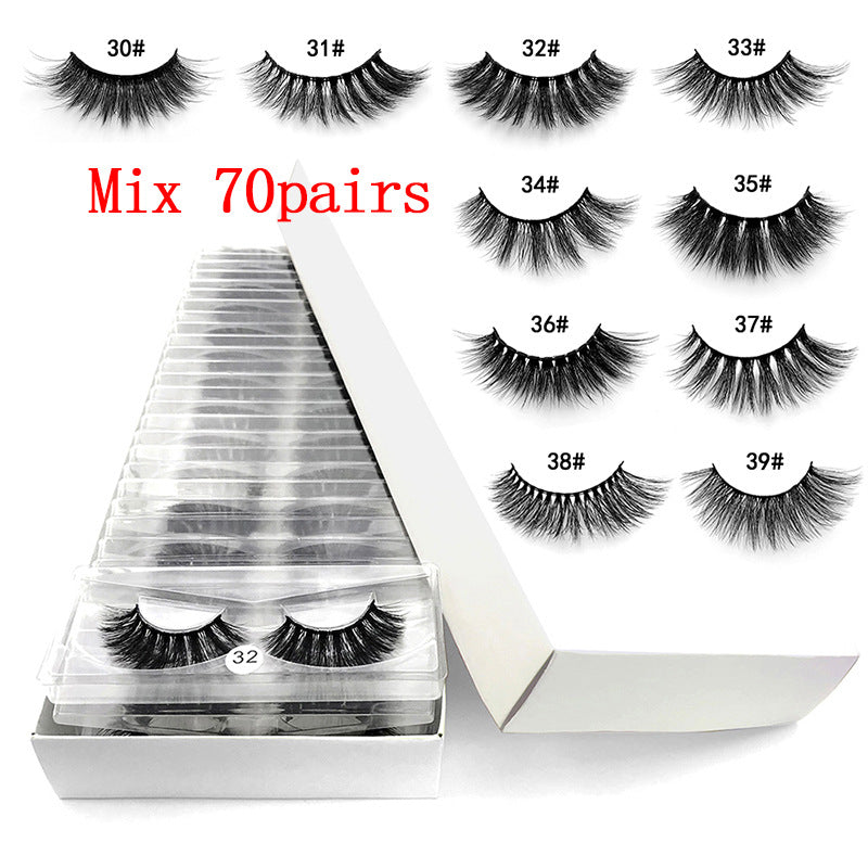 Mink Fur Eyelashes Set