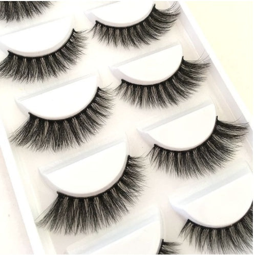 5Pairs 3D Thick Mink Eyelashes