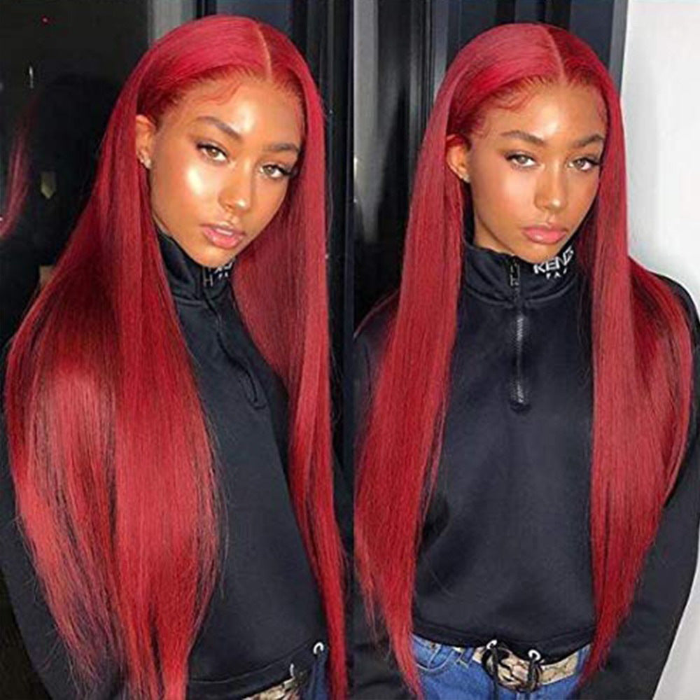 Burgundy/Red Lace Front Wigs