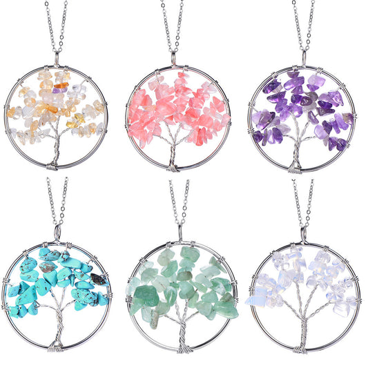 Hand Winding Tree Of Life Pendant