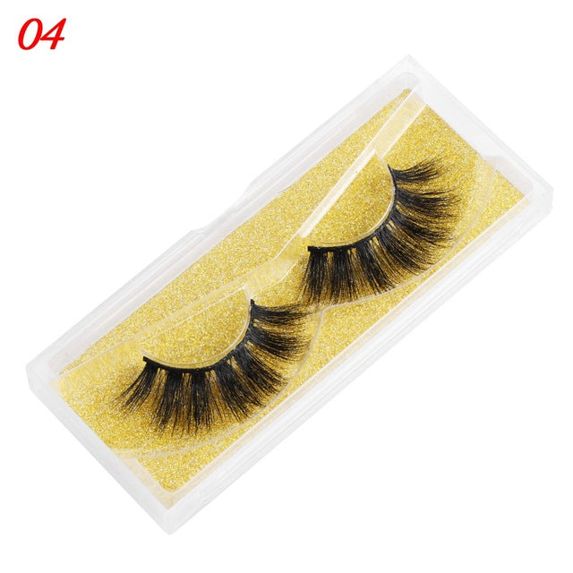 Mink Eyelashes 25mm Wispy Fluffy