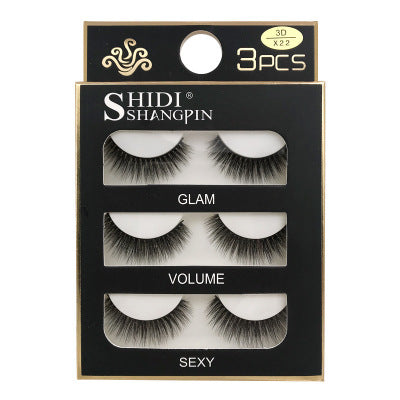 3D Mink Eyelashes 3 pairs