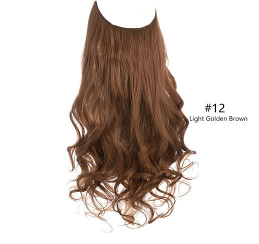 Fishing Line Long Curly Large Wave Wig