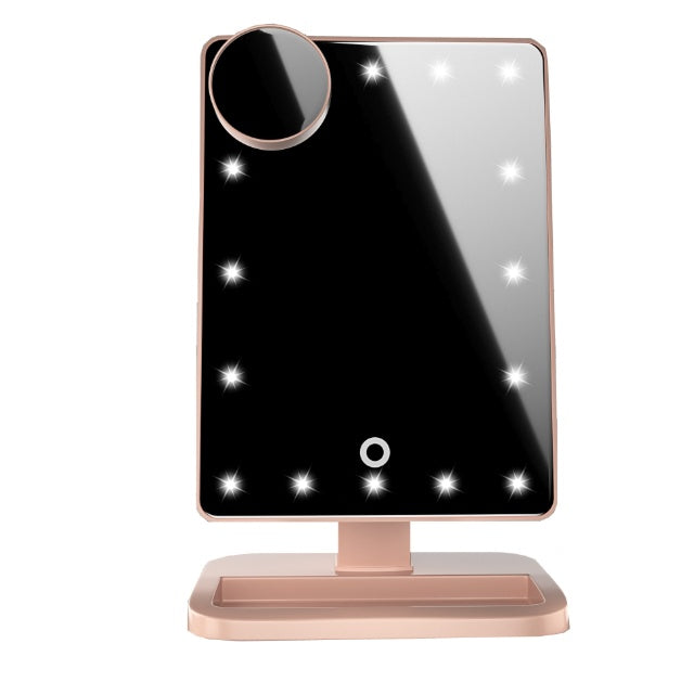 Touch Screen Makeup Mirror,20 LED Light Bluetooth