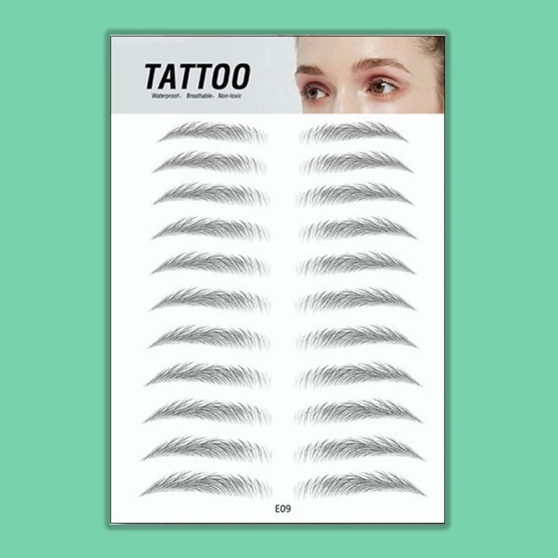 Eyebrow Pattern Embroidery