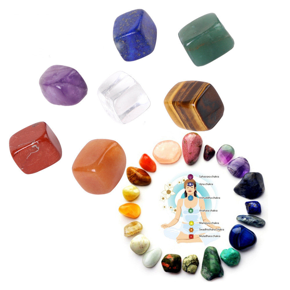 7 chakra natural crystal stone