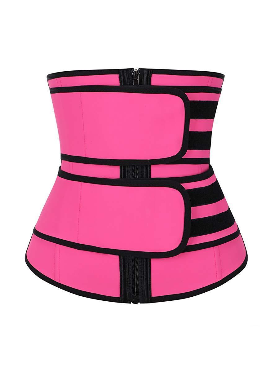 Double Belt Steel Bone Corset Waist Trainer