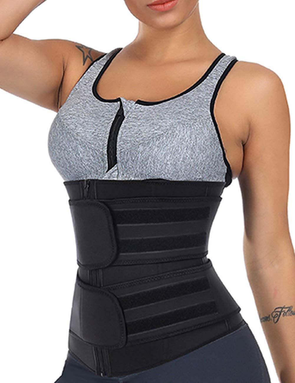 Double Belt Steel Bone Corset Waist Trainer