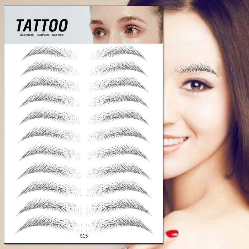 Eyebrow Pattern Embroidery