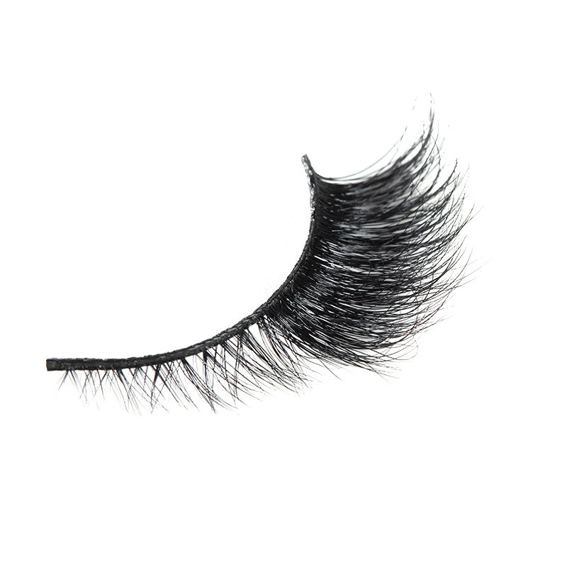 3D Mink Tail Length Messy Curl Eyelashes