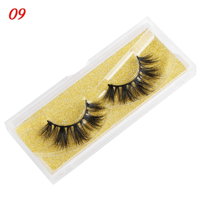 Mink Eyelashes 25mm Wispy Fluffy