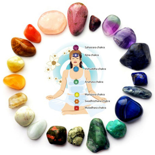 7 chakra natural crystal stone