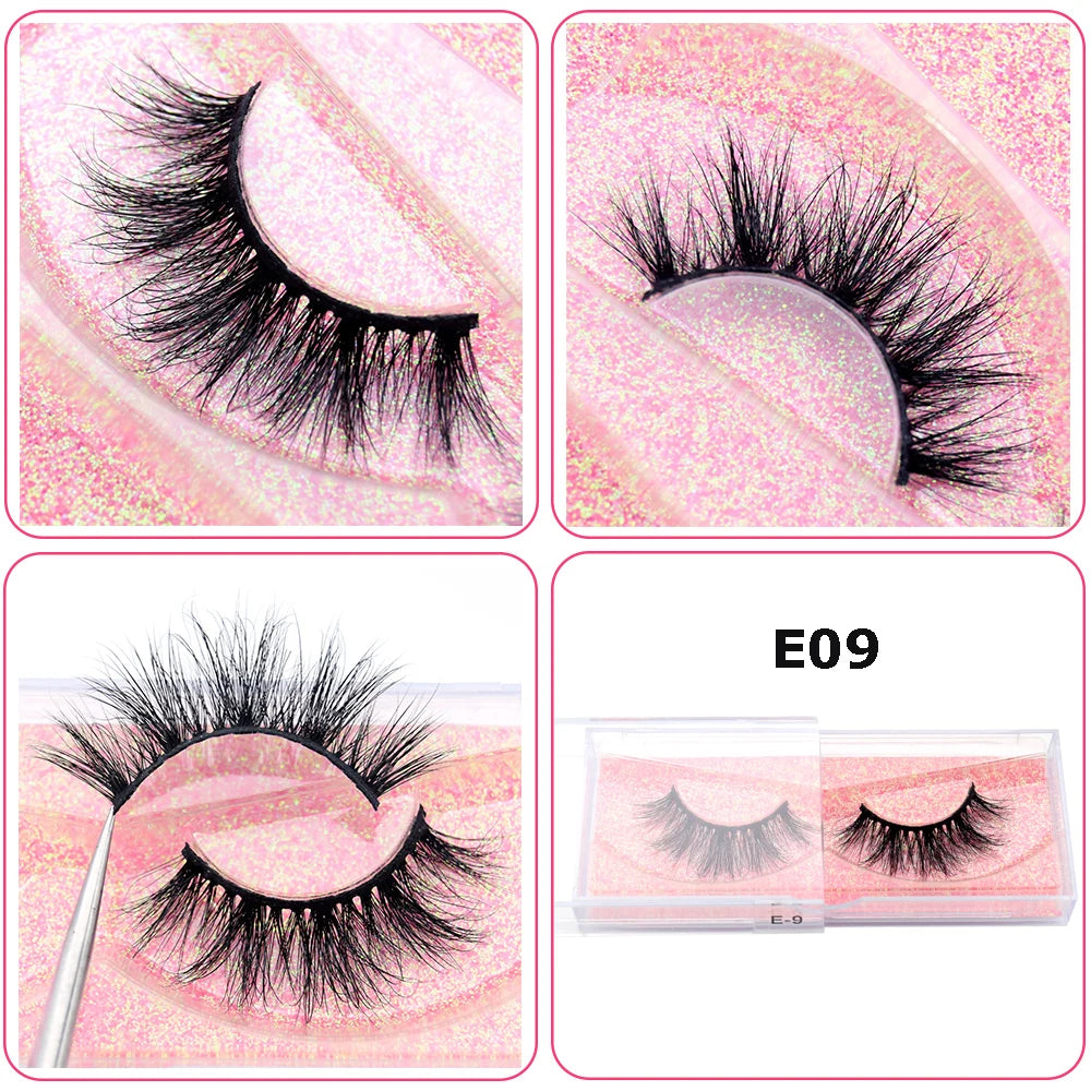 Mink Eyelashes Hand Made Crisscross 3D