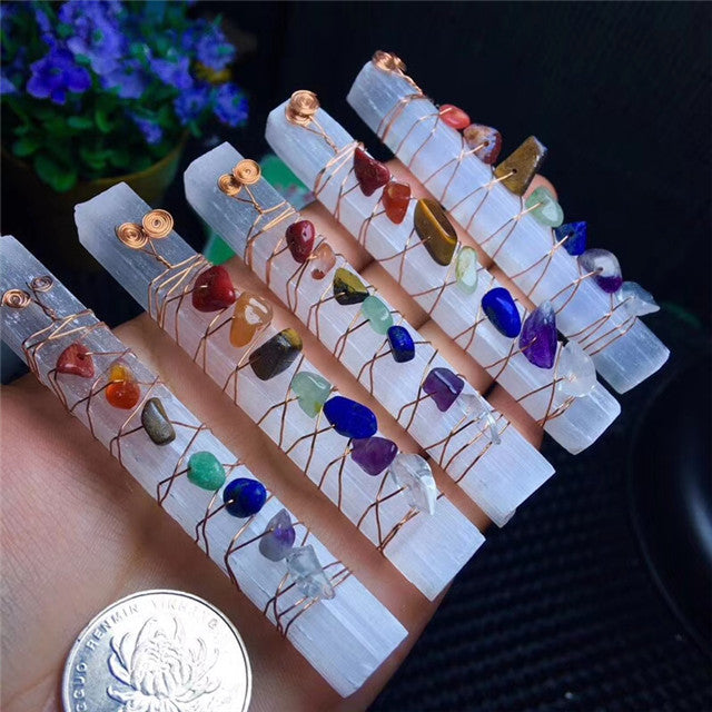 Healing Crystals Stones Beads Wire Wrapped