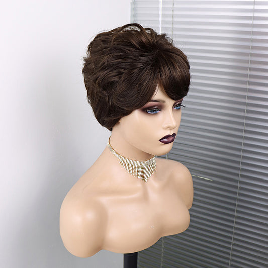 Short Wavy Pixie Cut Wigs