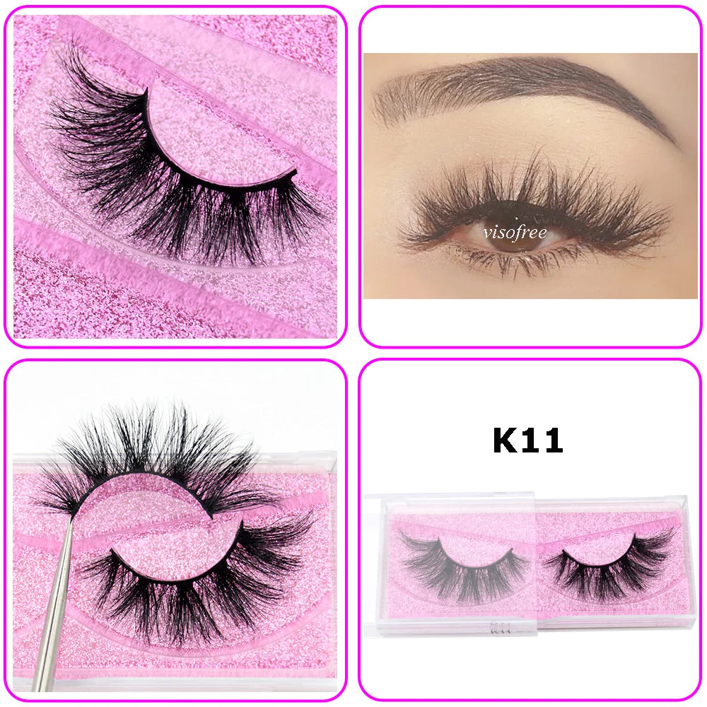 Mink Eyelashes Hand Made Crisscross 3D