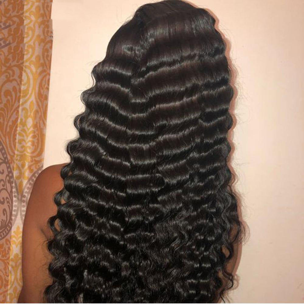 Human Hair Deep Wave Lace 13x4 28" 30"