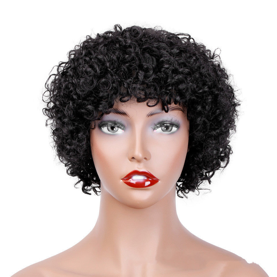 Short Curly Headgear