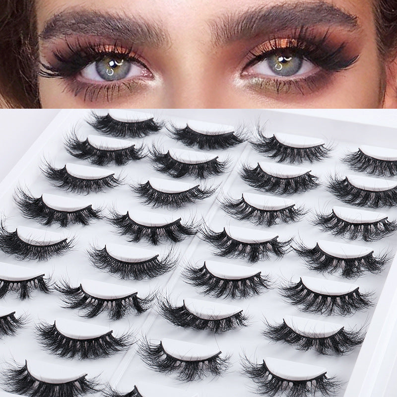 16 Pairs Curling Thick Eyelashes