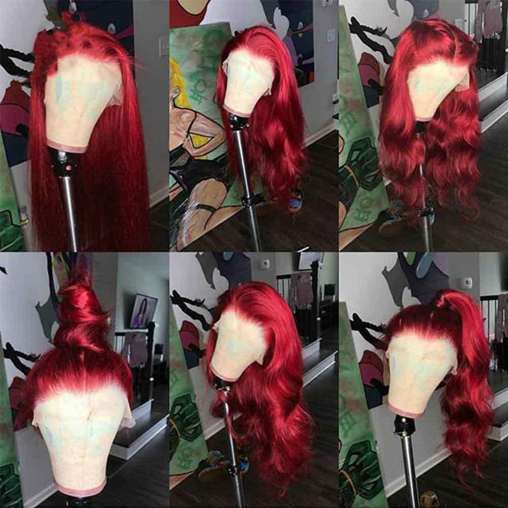 Burgundy/Red Lace Front Wigs