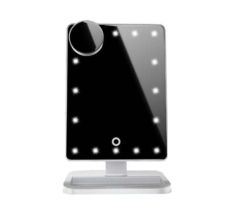 Touch Screen Makeup Mirror,20 LED Light Bluetooth