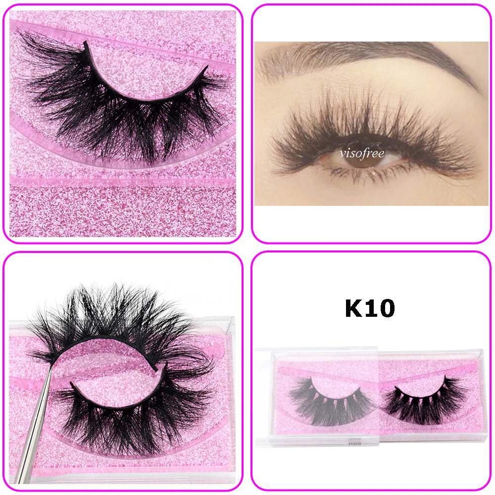 Mink Eyelashes Hand Made Crisscross 3D