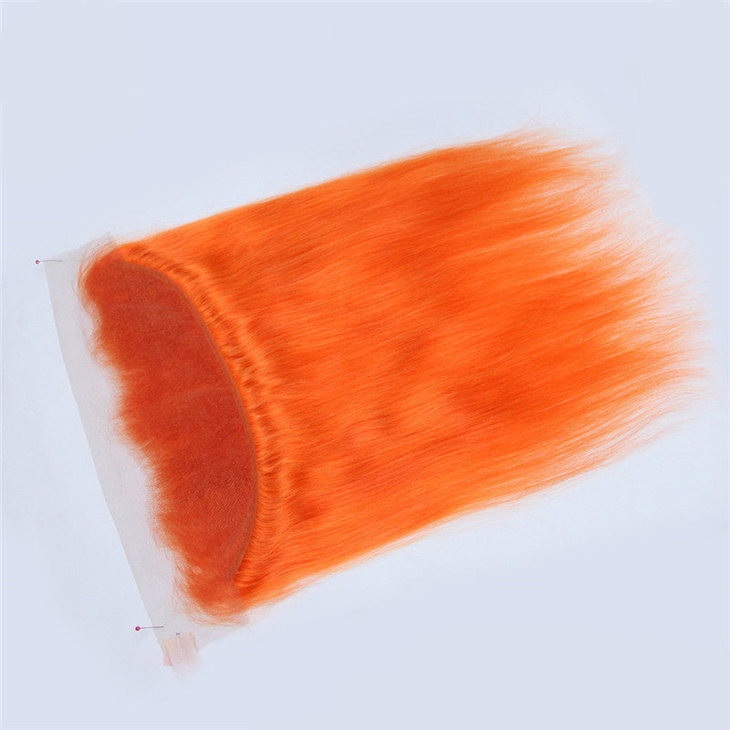 Orange Human Hair Bundle 8-30"