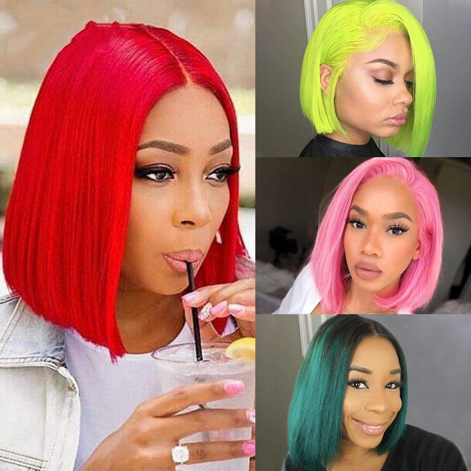 Colored Short Bob Wigs