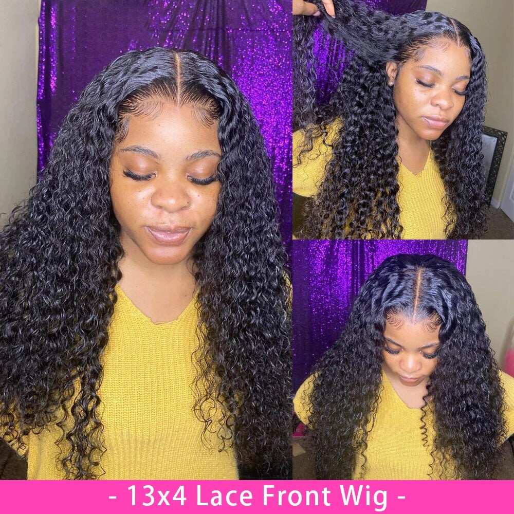 Curly Human Lace wig