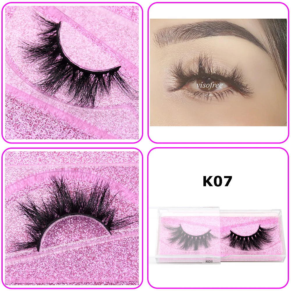 Mink Eyelashes Hand Made Crisscross 3D