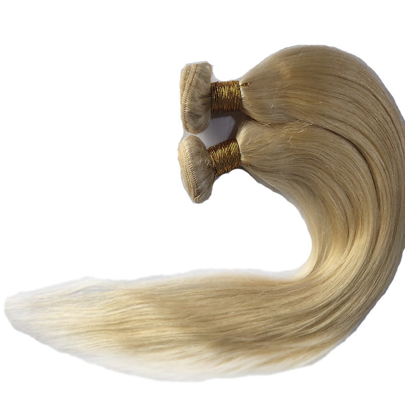 Straight Blonde Xu Chang Wig-Bundles