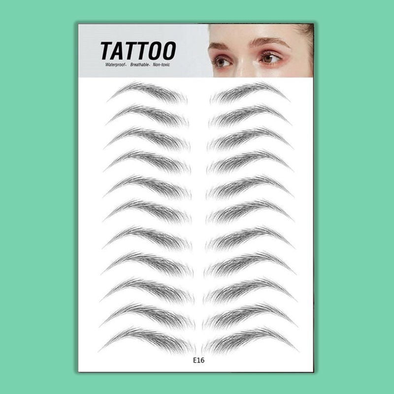 Eyebrow Pattern Embroidery