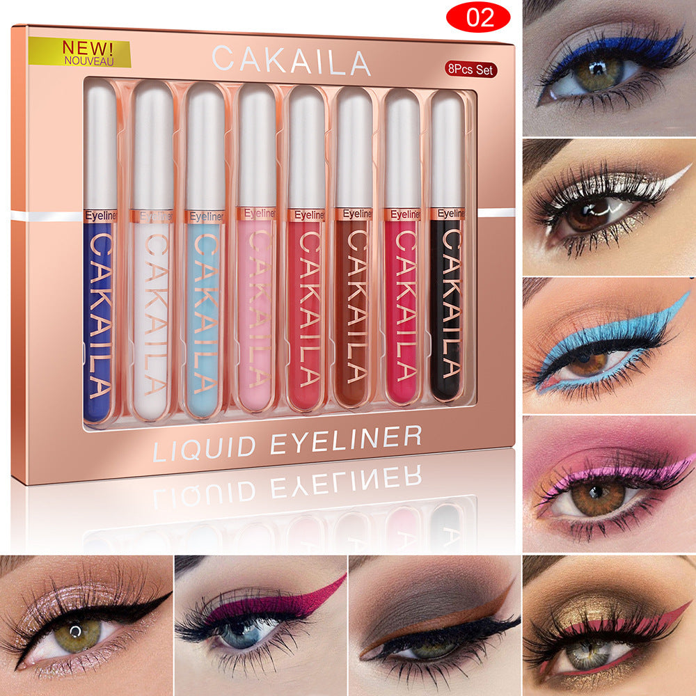 8color Liquid Eyeliner Set