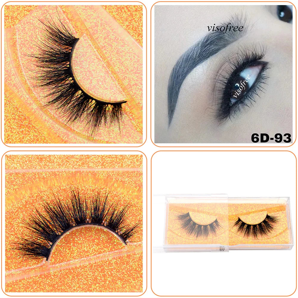 Mink Eyelashes Hand Made Crisscross 3D