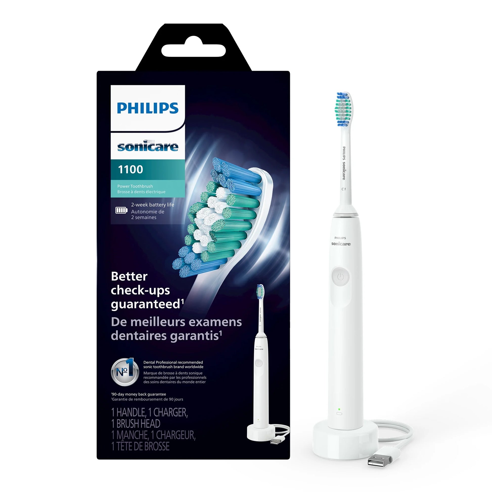 1100 Power  Rechargeable Electric Toothbrush