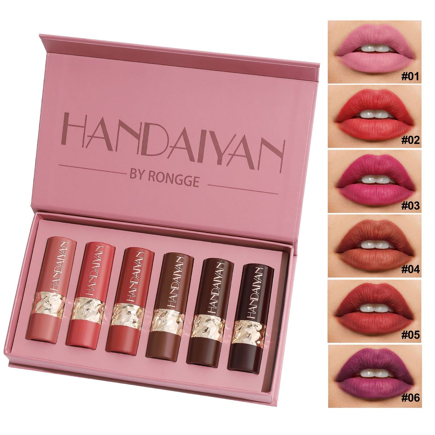 Matte Lipstick Set Natural Color