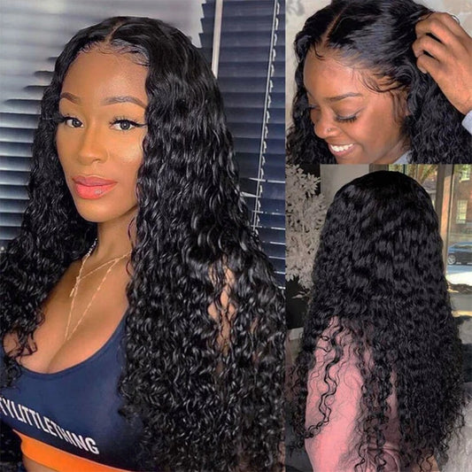 Curly Human Lace wig