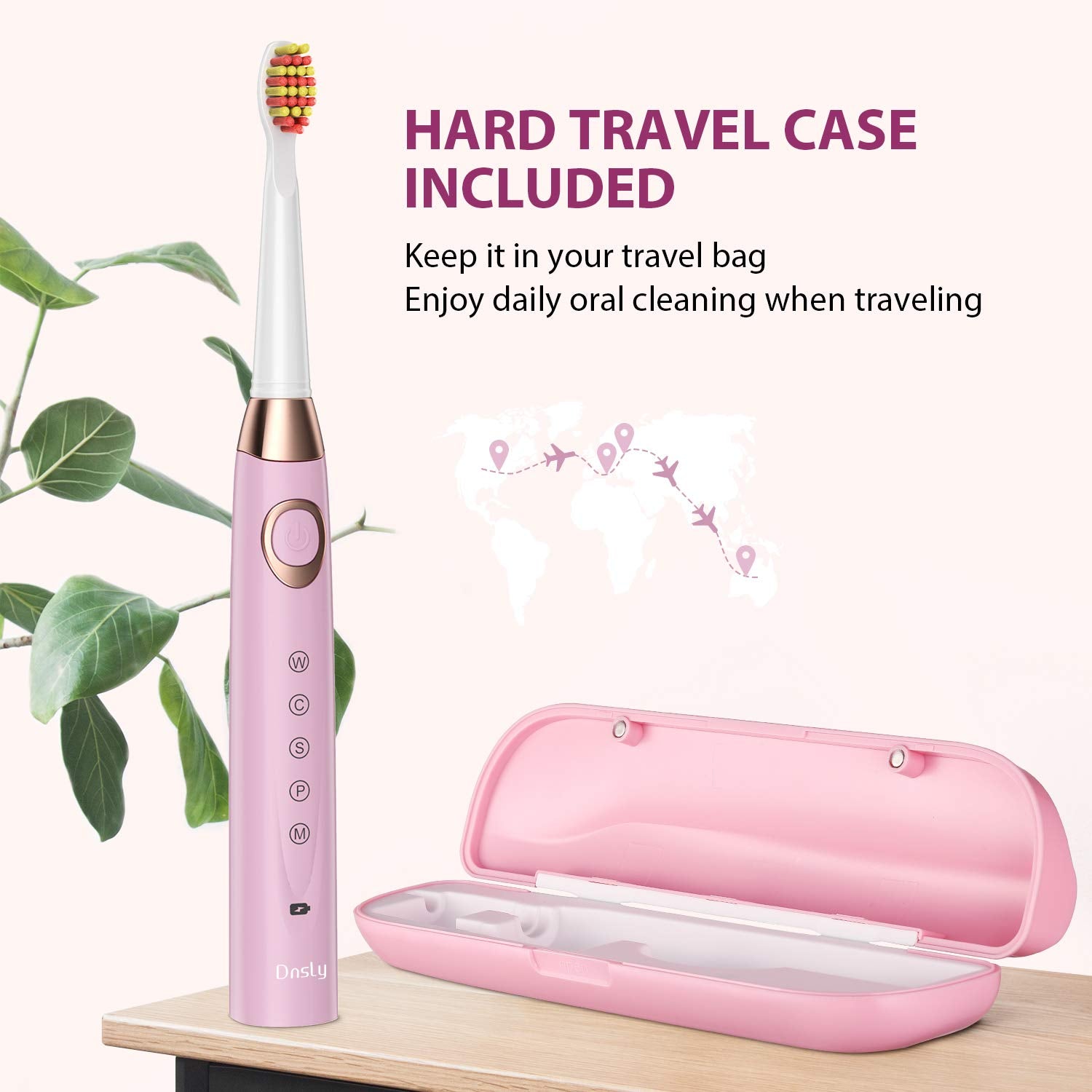 Ultrasonic Toothbrush with 5 Modes