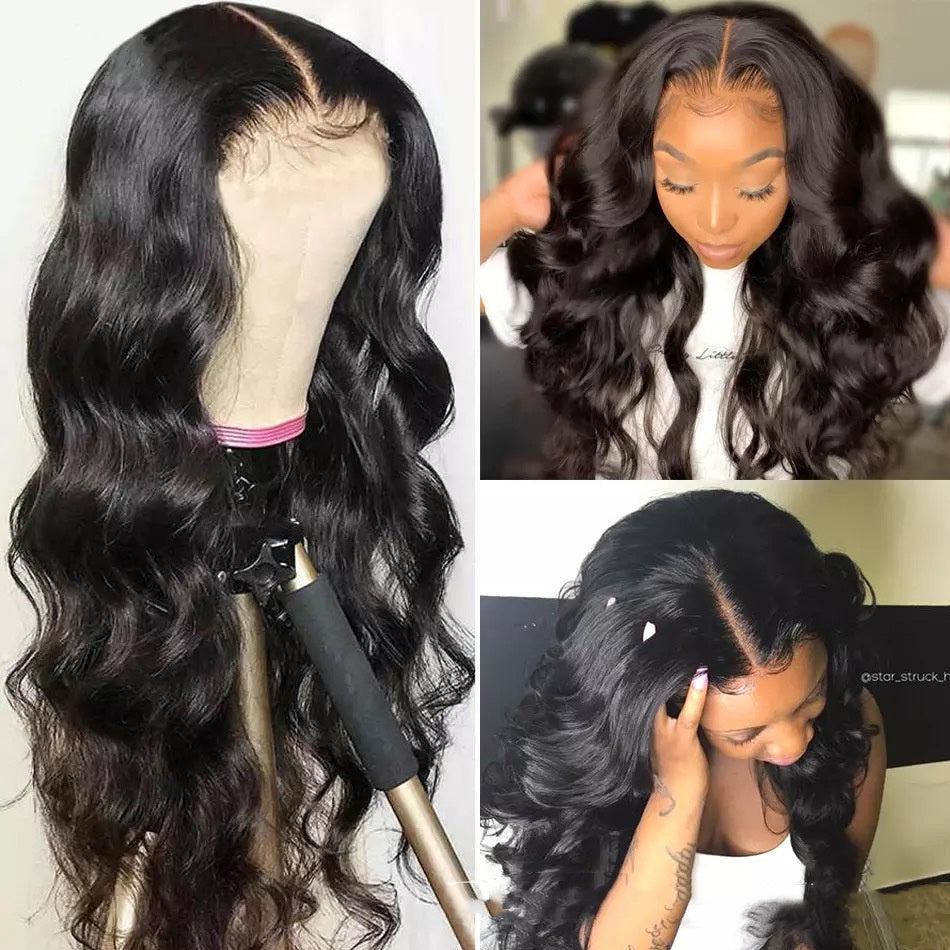 Body Wave Med Long Lace Front Wigs