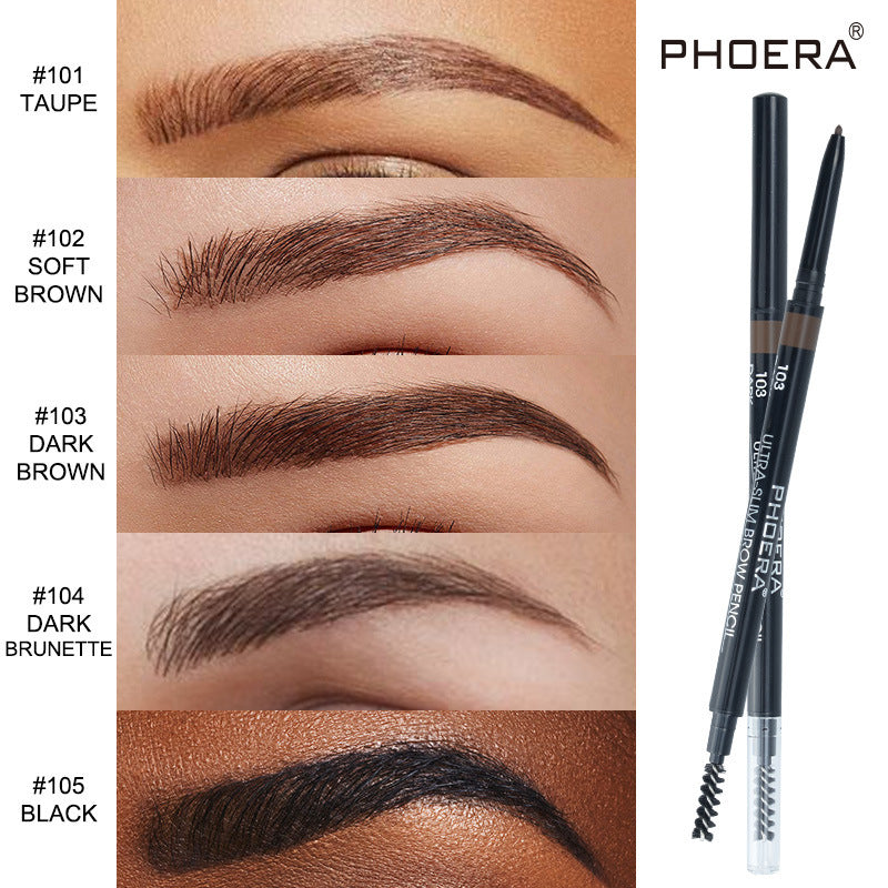 Phoera 5 Color Thin Eyebrow Pencil