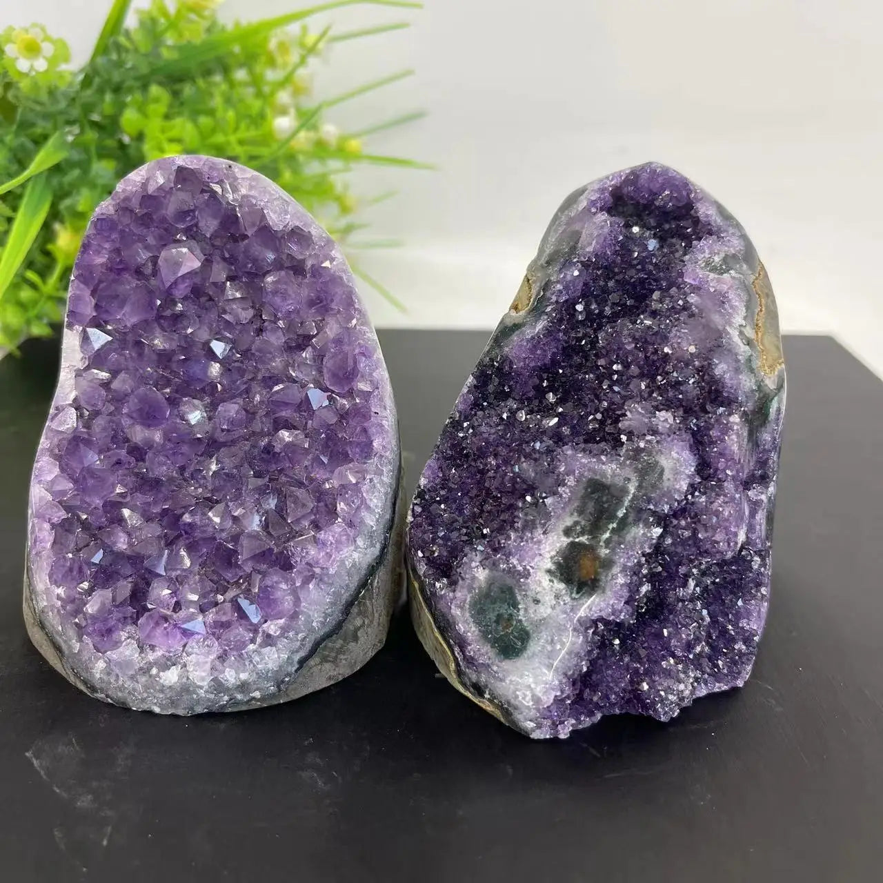 Natural Crystal Cluster Amethyst Stone Geode Raw Quartz Minerals Real Uruguay Home Decoration Spiritual Chakra Reiki