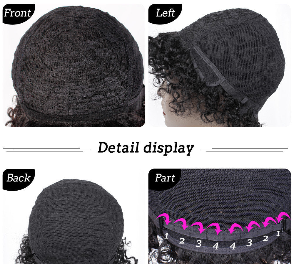 Short Curly Headgear