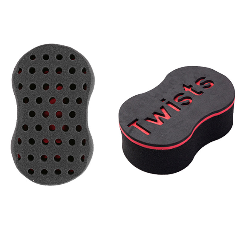 Wave-shaped Double Sided Hair Sponge