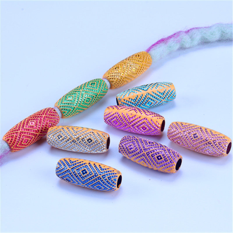 Plastic Loose Beads Braid Wig Accessories