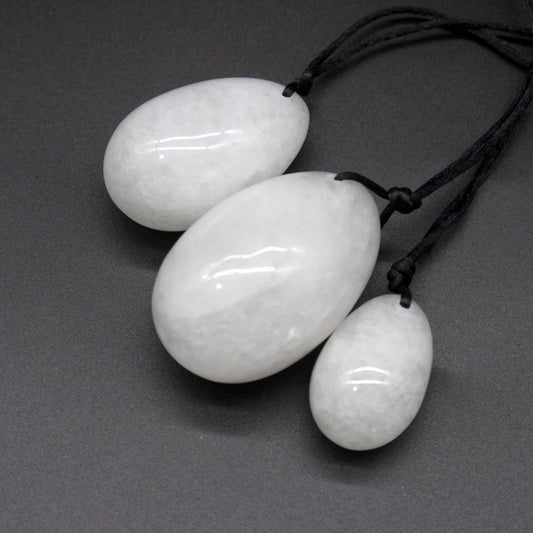 Rose Quartz Yoni Egg Set