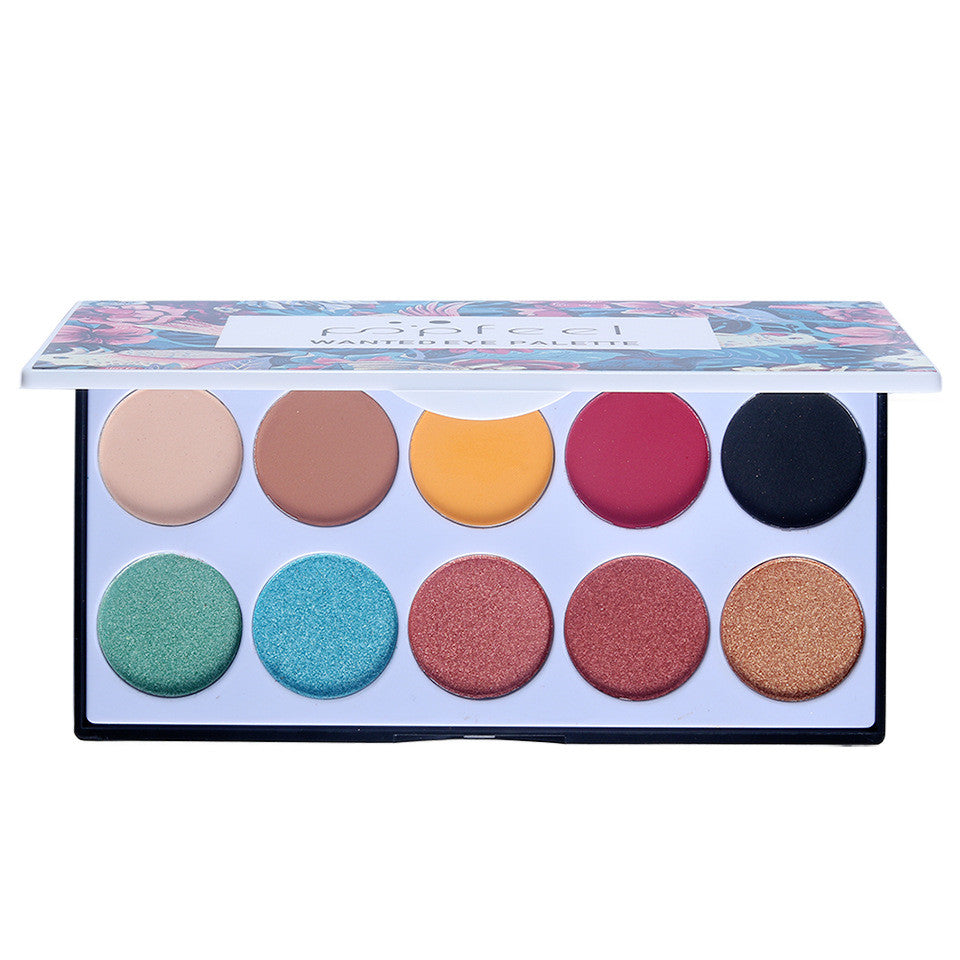 Matte waterproof natural eyeshadow set