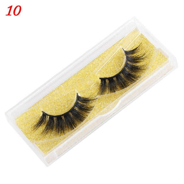 Mink Eyelashes 25mm Wispy Fluffy