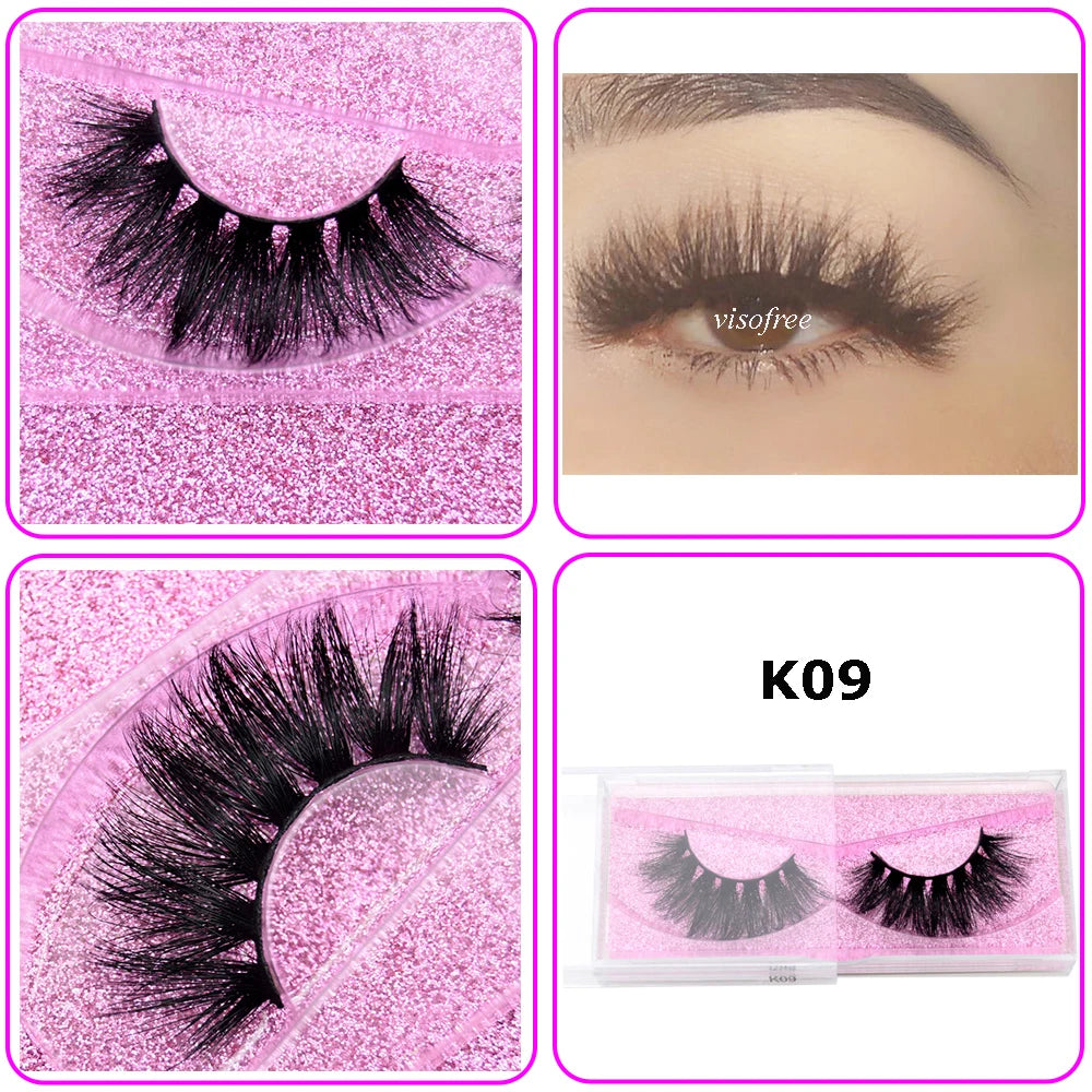 Mink Eyelashes Hand Made Crisscross 3D